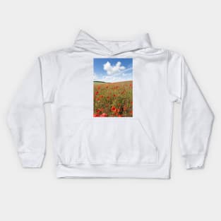 Norfolk Poppy Field Kids Hoodie